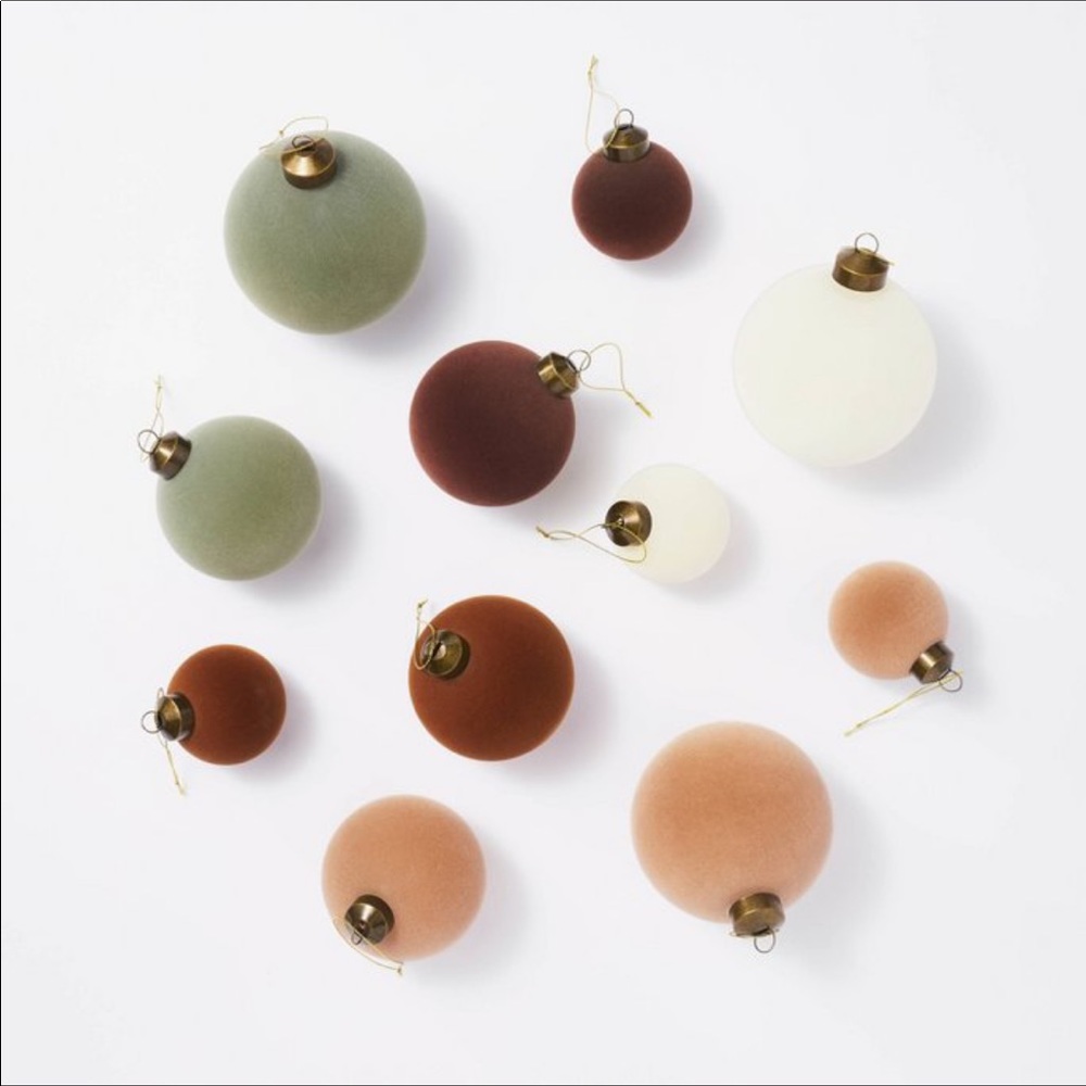 Large Set of Velvet Ornaments - Threshold designed with Studio McGee